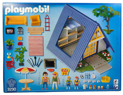 PLAYMOBIL ® 3230 Ferienhaus mit Figuren und Zubehör / NEU & OVP