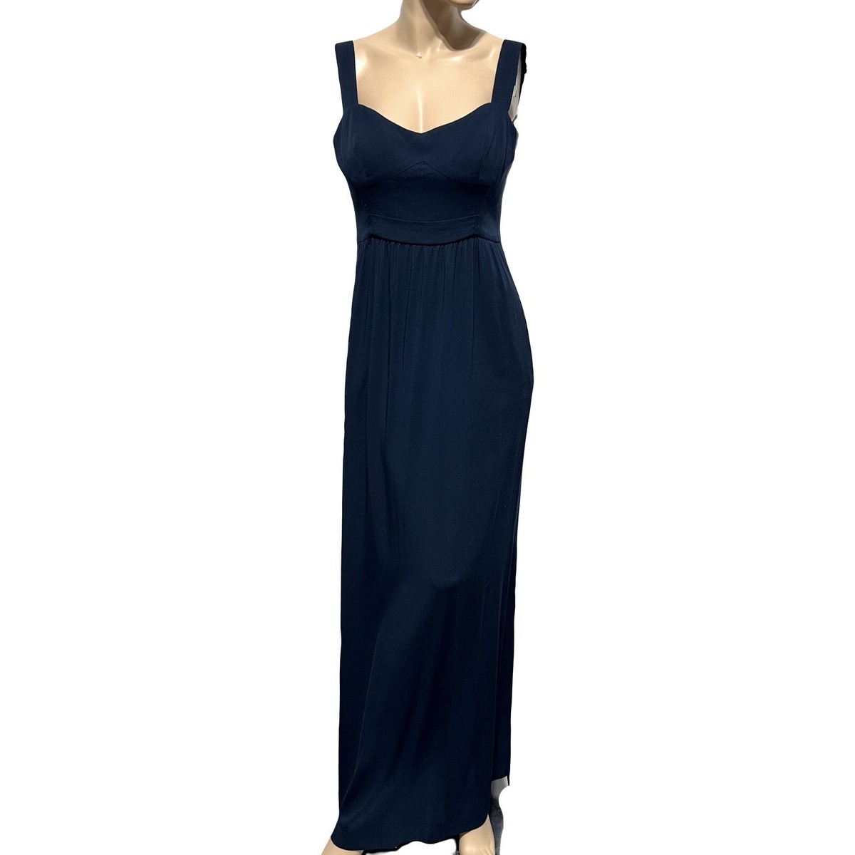 blue dress for baby girl One Shoulder Navy Blue Bridesmaid Dresses Cheap Tulle Bridesamid Dress –  SheerGirl main image 1
