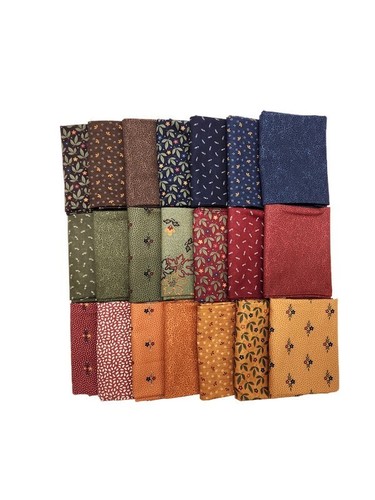 10 Fat Quarters - Kansas Troubles by Moda Calico Floral Flowers Quilting M228.05 - Picture 10 of 18