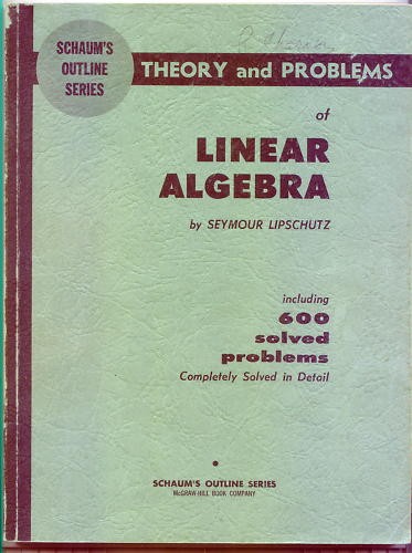 1968's THEORY AND PROBLEMS OF LINEAR ALGEBRA - Picture 1 of 1