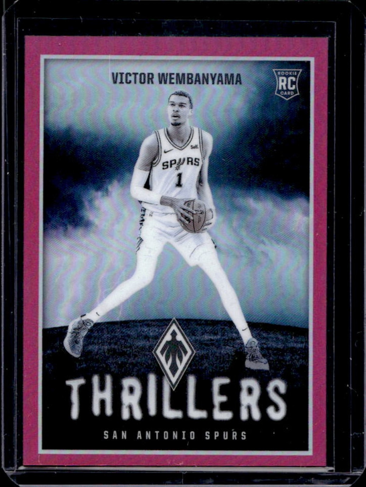2023-24 Phoenix Victor Wembanyama Thrillers RC Pink Rookie #/99 Spurs