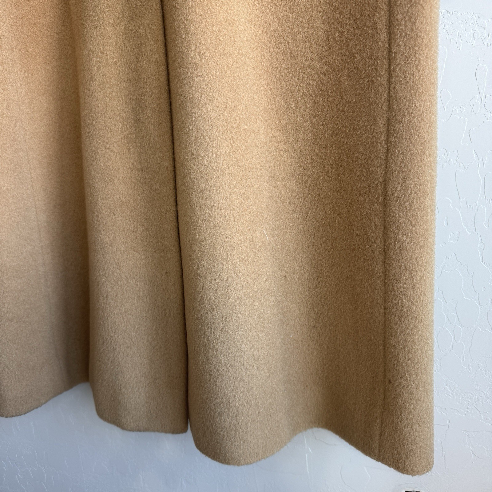 Pendleton 100% Virgin Wool Long Coat Camel Tan Do… - image 9