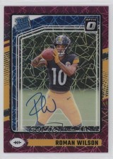 2024 Donruss Optic Rated Rookie Pink Velocity Prizm 40/50 Roman Wilson Auto 6m7