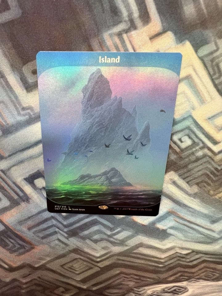 MTG Foil Island Unstable (Slight Bend, Still Flat, Please See Photos) - Image 3 of 4