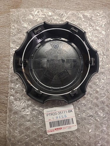 4 Toyota TRD Matte Black Center Cap Set Tacoma 4Runner FJ Cruiser PTR20-35111-BK - Afbeelding 2 van 4