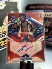 XAVIER WOODS: 2022 Chronicles Phoenix WWE🚨RED PRIZM AUTO🚨SP Parallel #PA-XWD