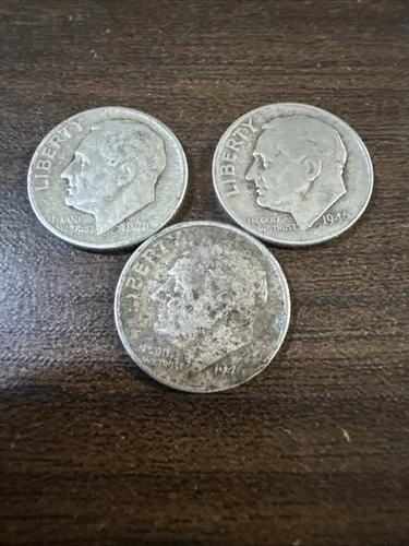 Photo of a 1946-P Roosevelt Dime from an eBay listing that sold on Jul 19, 2026