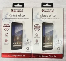 2-Pack ZAGG InvisibleShield Glass Elite Screen Protector for Google Pixel 3a