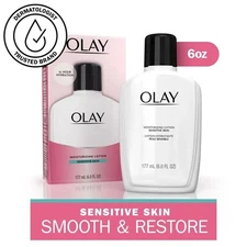 Olay Moisturizing Lotion Sensitive Skin 12HR Hydration Original Formula 6 oz
