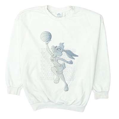 George Damen weiß Lola Bunny Tune Squad Sweatshirt Größe 8-10