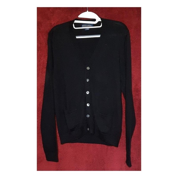Women Brooks Brothers Sweater Black Wool 36 / S /
