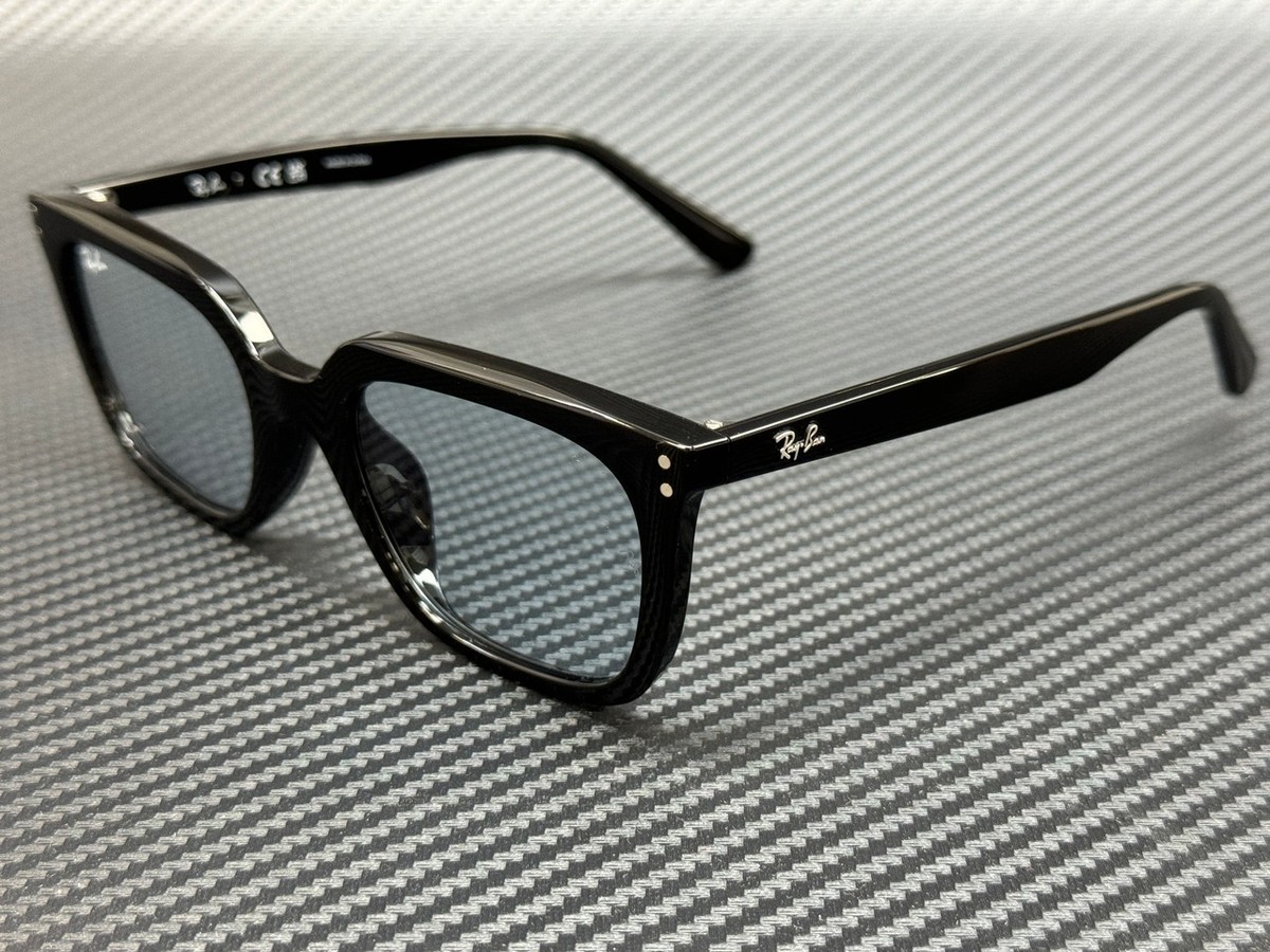 RAY BAN RB4439D 901 72 Black Light Blue Unisex 54 mm Sunglasses | eBay