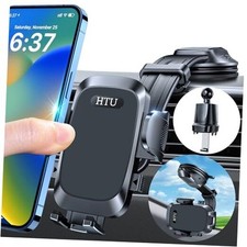  True Military-Grade Car Phone Holder 2025 Upgraded Strongest Suction  Black