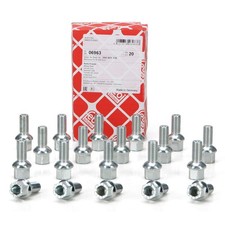 20x febi 06963 Radschraube M12x1,5mm für VW GOLF 1 2 3 PASSAT POLO VENTO AUDI 80