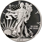 2013-W Silver American Eagle $1 NGC SP70 Enhanced Finish Brown Label - STOCK