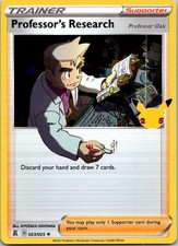 Professor's Research Professor Oak 023/025 Holo Rare Celebrations Pokemon NM