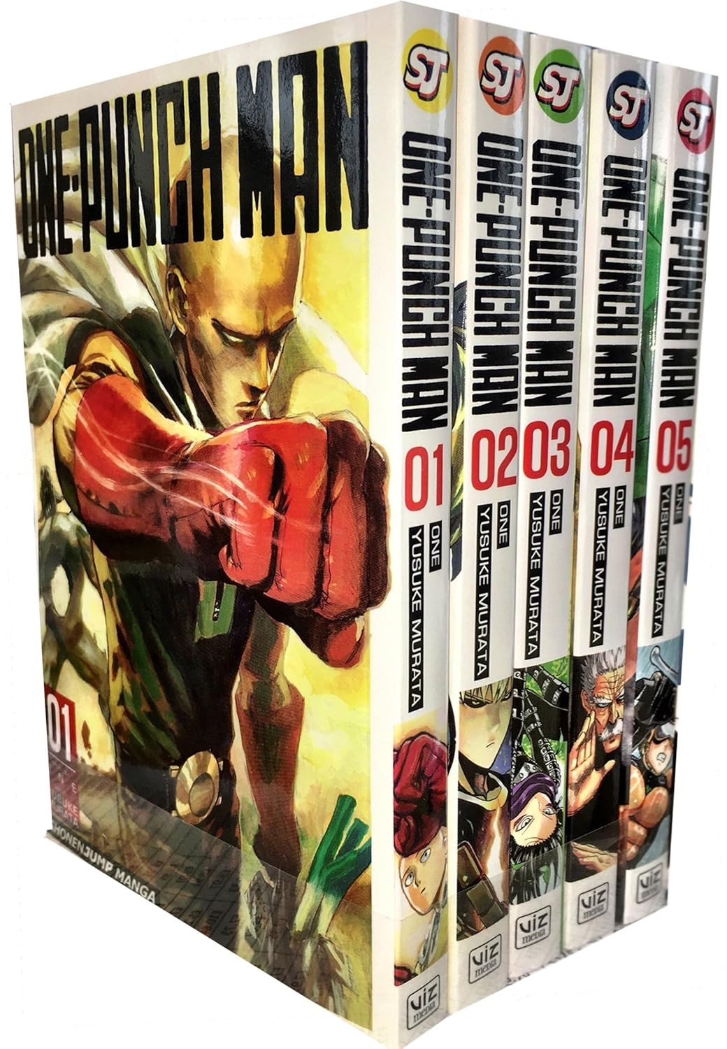 One-Punch Man Series (Vol 1-5) by ONE & Yusuke Murata 5 Books Set - Manga - PB