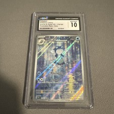 Poliwhirl Scarlet & Violet 151  Pokemon TCG Card 176/165 Cgc 10 Gem Mint 10