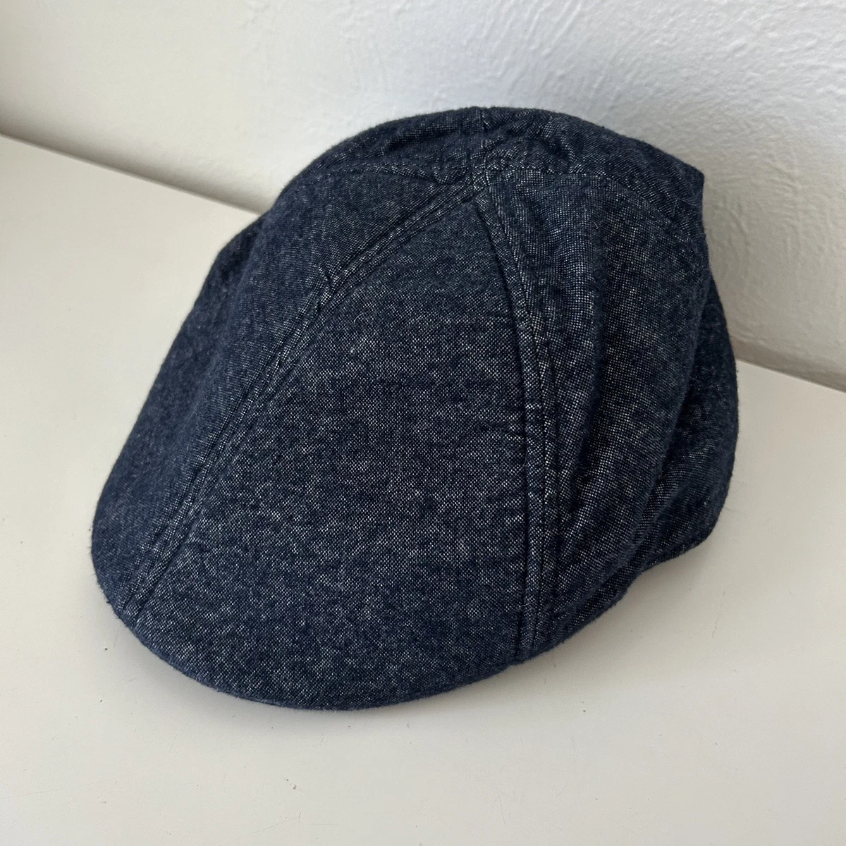 Y2K Old Navy Newsboy Cabbie Hat Bundle Plaid Wool Blend Brown Corduroy set of 3 Handmade Wool Black Herringbone Newsboy Cap, Vintage Style  main image 3