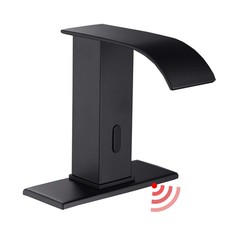 Automatic Sensor Touchless Bathroom Sink Faucet with Hole Cover Plate Vanity ...