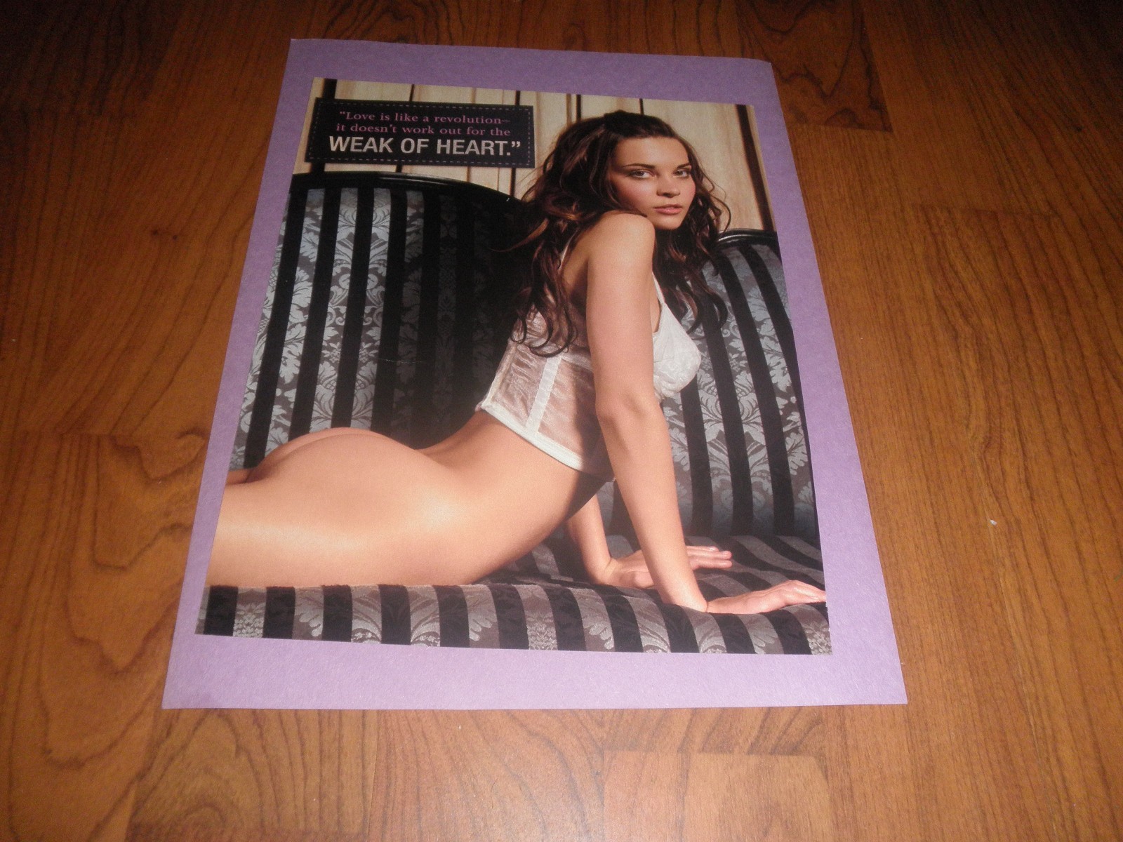 NINA BAJERSKA-"THE BLACK SWAN"  SEXY  PHOTO -8 X 10- VF/NM- 2010
