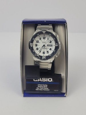 Casio MRW200HD-7BV, Analog Watch, Bracelet Band, Day/Date, 100 Meter WR