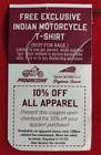 2023 'I RODE ONE" COUPON for Indian Motorcycle Dealership in Daytona Beach  — photo 2