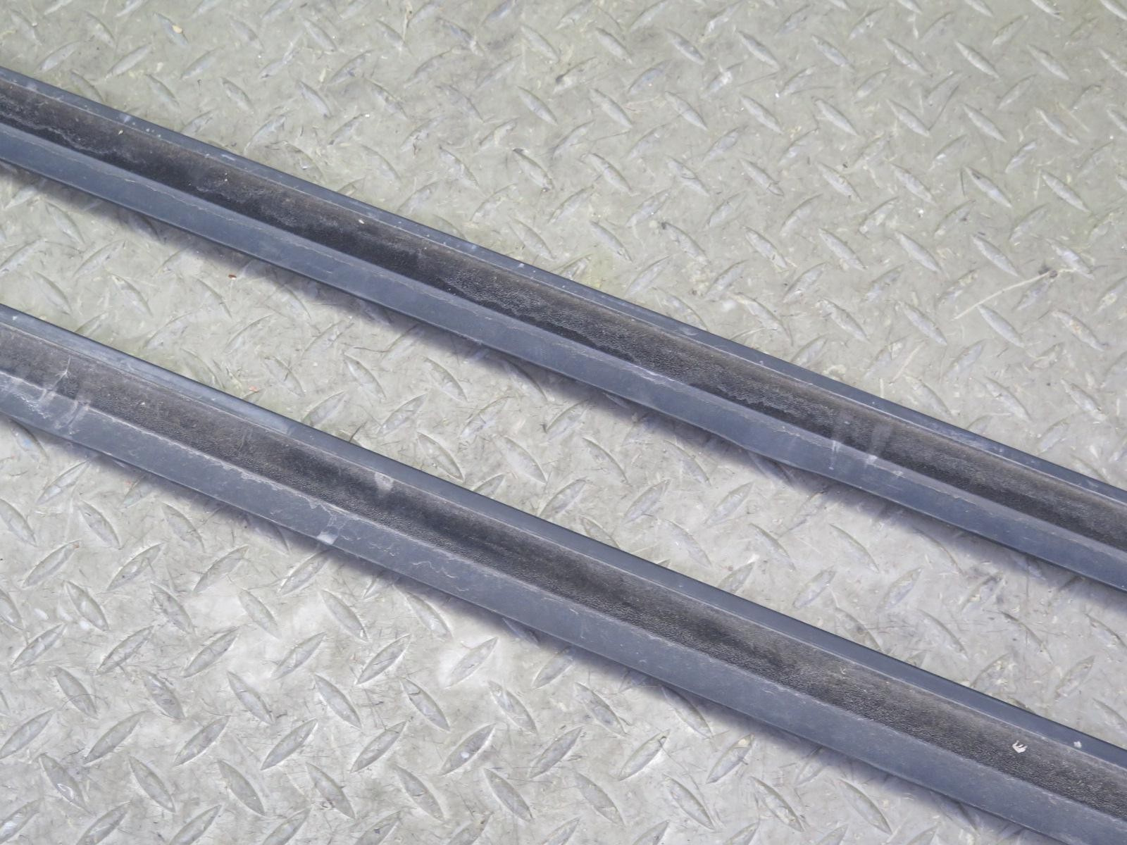 14-20 MASERATI GHIBLI M157 FRONT LEFT & RIGHT SIDE DOOR WINDOW BELT MOLDING SET