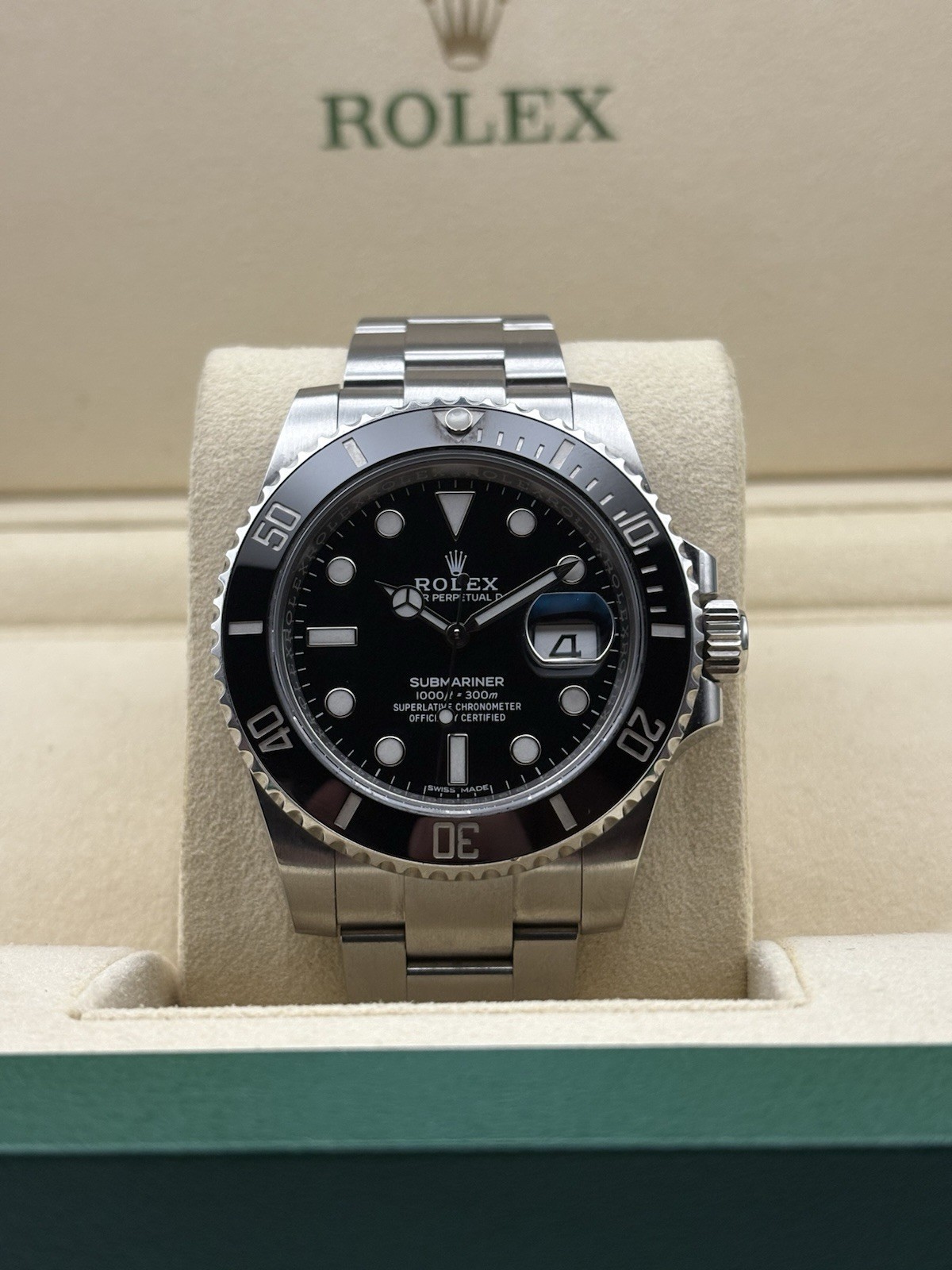 2018 Rolex Submariner Date Ref: 116610LN Full Set Black Dial