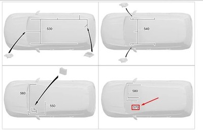 MB EQB X243 Global Navigation Satellite Wiring RHD A2435405503 NEW GENUINE