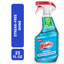Windex® Glass Window Cleaner, Original Blue, Spray Bottle, 23 fl oz 0.46 per fl oz