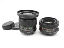 2 obiettivi Minolta MD - Vivitar Auto Wide-Angel 2,5/58 mm + Minolta 1,7/50 mm