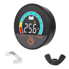 IP67 Waterproof Battery Meter Monitor, 12v 24v 36v 48v 60v 72v 84v Digital Blue