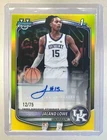Jaland Lowe 2025 Bowman #CPA-JL Yellow Refractor Chrome 1st RC Auto /75