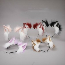 Women Cute Cat's Ears Headband Halloween Women Hairband for Anime Costume