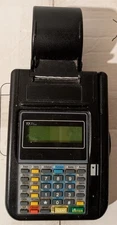 HYPERCOM T7 Plus Credit Card Machine with 3 Paper Rolls No Power Cord