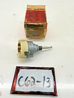 NOS 1966 MERCURY COMET W/O INTERMITTENT WINDSHIELD WIPER SWITCH C6GY17A553C C62