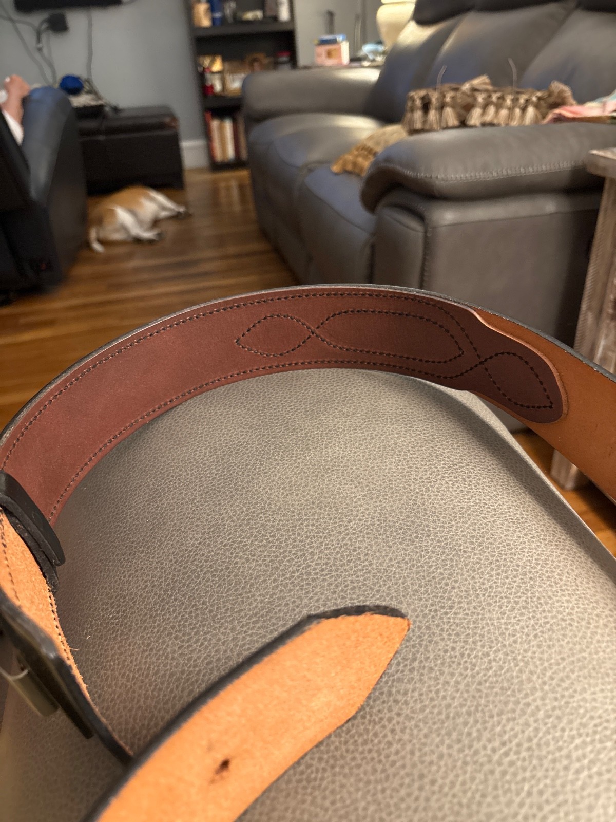 Jay-Pee Fully Lined Blk Sam Browne Duty Belt 2” Police Gear Security Guard  NEW