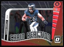 Saquon Barkley 2024 Donruss Optic #4 Chain Reaction Philadelphia Eagles
