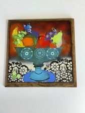 Vintage Enamel Trivet