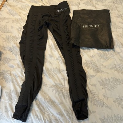 Skinnify Resistance Band High Waisted Leggings XXL Black NWOT