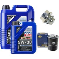 MotoröL Filter Set 5W-30 Liqui Moly 6 Liter + Schraube FüR Mitsubishi ASX Lancer
