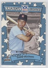 2002 Topps American Pie American Sluggers Blue Eddie Mathews #AS-EM HOF 0i6