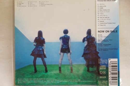 Perfume Game Cd Album Tkca-73310 Technopop Dance Jpop Capsule Sound Songs Music