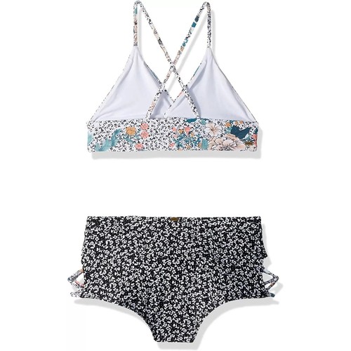 O'NEILL Big Girls' Jamison Print Bikini Set, White, 7 - Picture 2 of 3