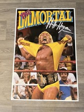 Hulk Hogan Poster WWF Wrestling 1990 The Immortal Hulk Hogan 59x 89cm XXL