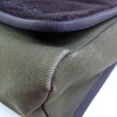 Miu Miu (MIUMIU) archive shoulder bag canvas suede khaki