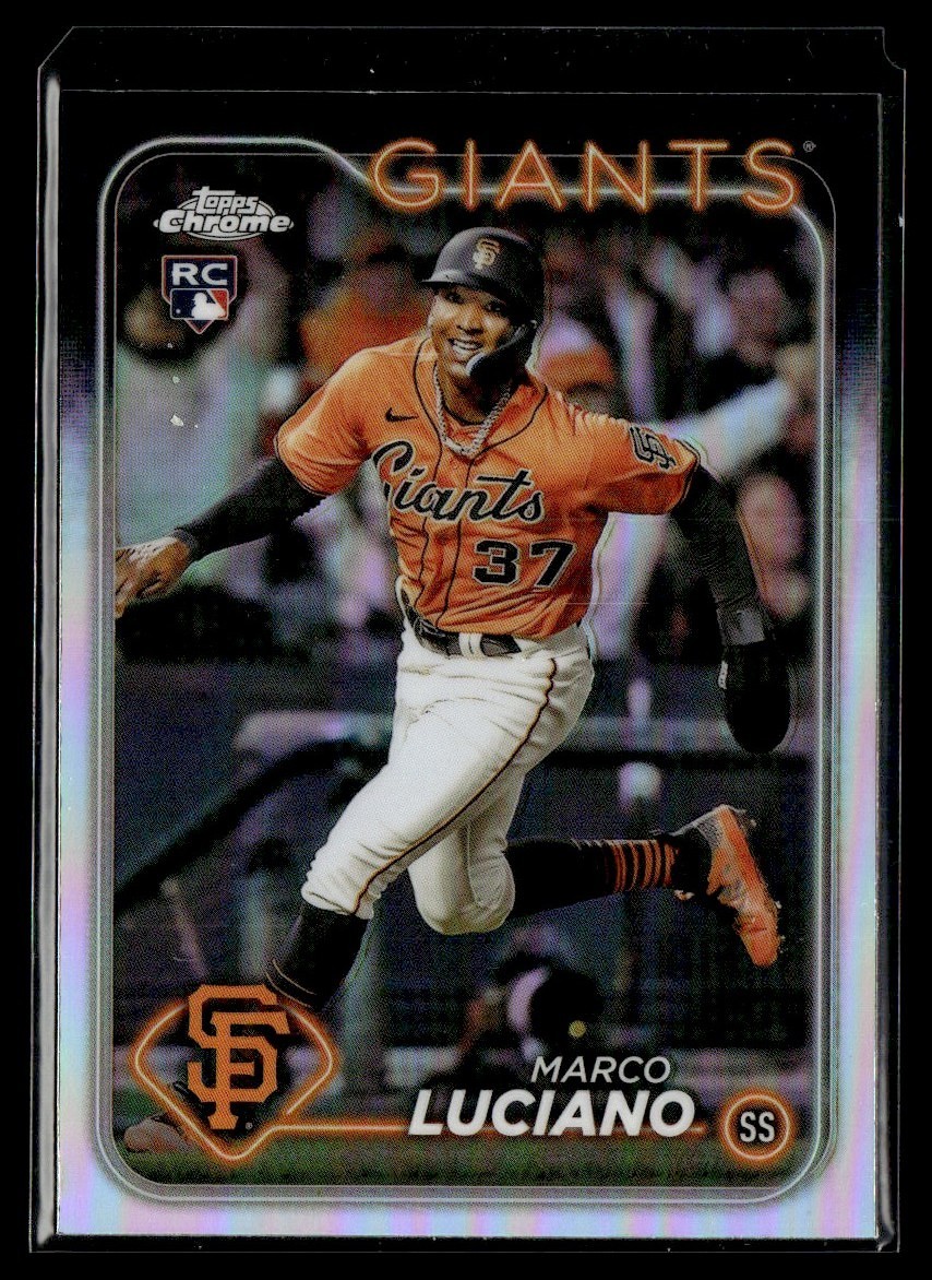 2024 Topps Chrome Refractor Marco Luciano Rookie Giants #210