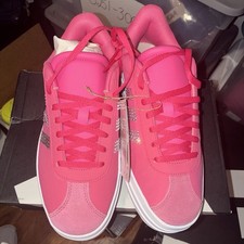Adidas Girls VL Court Pink Bold Sneakers JH9496 Sz6.5
