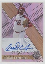 2019 Panini Elite Extra Edition Auto Isaiah Campbell #76 Auto 8k4